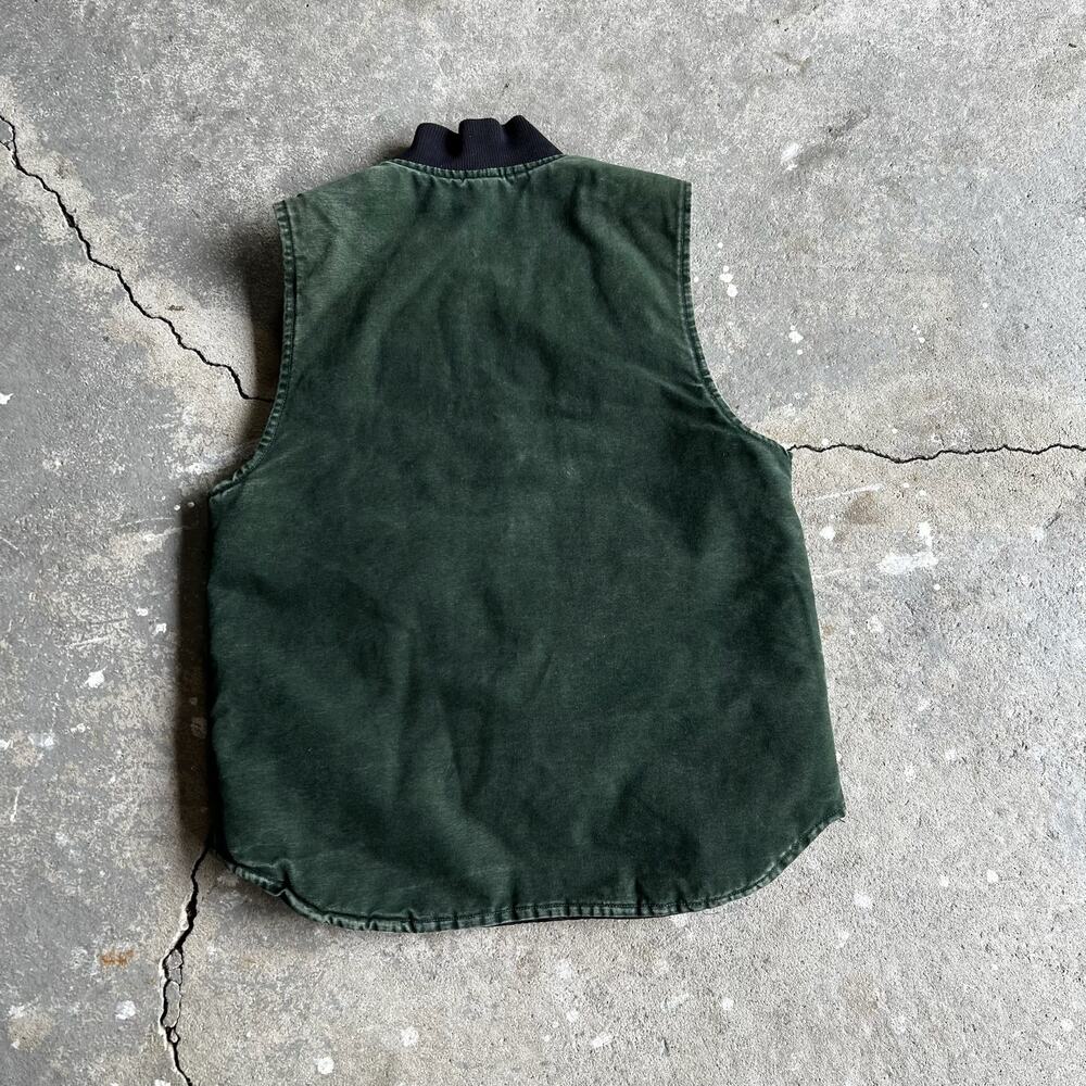 Carhartt V02 SPC green work wear vest - Picture 4 of 7